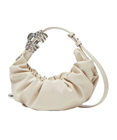 Diesel Small Grab-d Scrunched Shoulder Bag In White