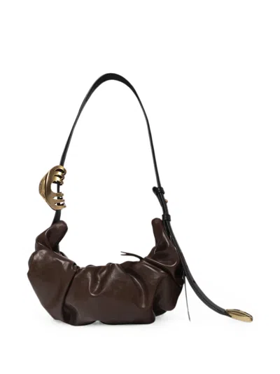 Diesel Small Grab-d Shoulder Bag In Brown