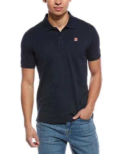Diesel Smith Off Polo Shirt In Blue