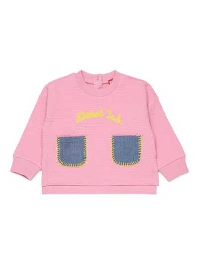 Diesel Babies' Smyb Pocket Sweatshirt In Pink
