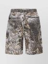 DIESEL "SNAKE SCALES AND TROPICAL FLOWERS" SHORTS