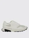 Diesel Controlled Mesh Panels Round Toe Sneaker In White