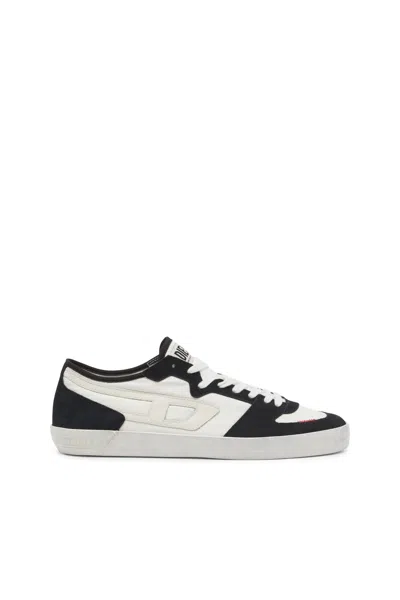 Diesel Sneakers In Padded Ripstop And Suede In Multicolor