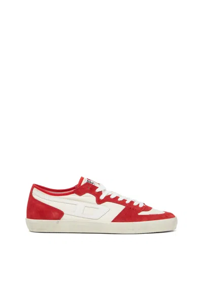 Diesel Sneakers In Padded Ripstop And Suede In Multicolor