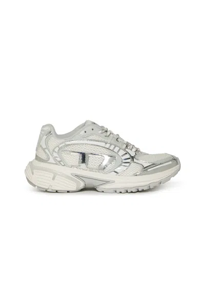 Diesel Sneakers Pro V Dense Con Logo Metallizzato In Silver