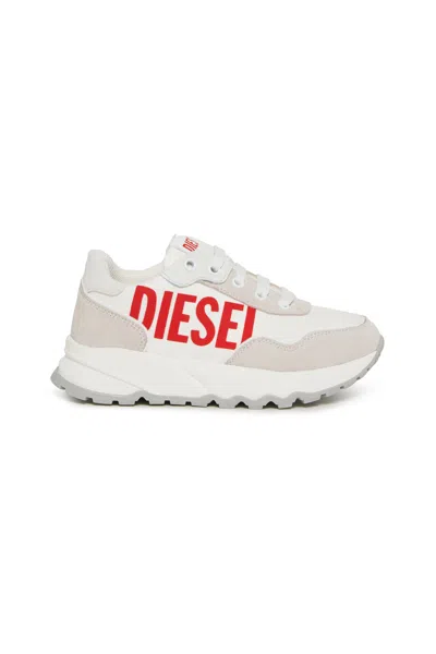 Diesel Sneakers With Logo In White