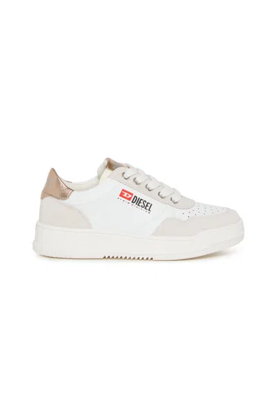 Diesel Sneakers With Logo In Neutral