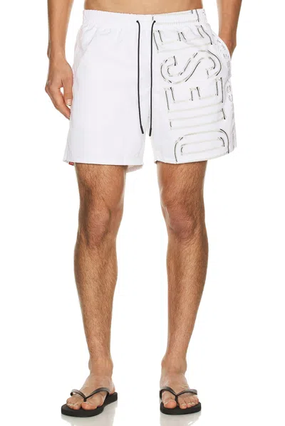 Diesel Soccer Boardshort In White