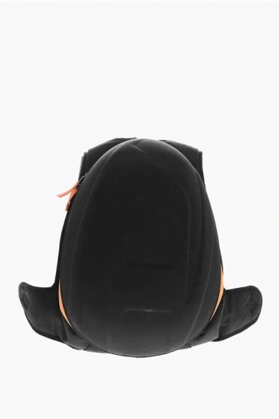 Diesel Solid Color 1dr-pod Backpack With Contrasting Detail In Black