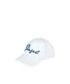 Diesel Solid Color Baseball Cap In White