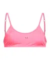 Diesel Solid Color Bikinis In Pink