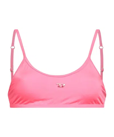 Diesel Solid Color Bikinis In Pink