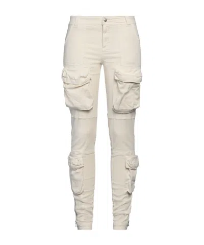 Diesel Solid Color Casual Trousers In Neutral