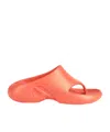 Diesel Solid Color Flip Flops In Orange
