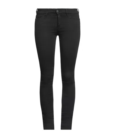 Diesel Solid Color Skinny Jeans In Black