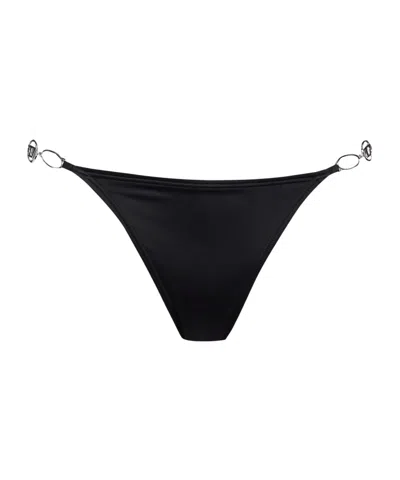 Diesel Solid Color Stretch Bikini In Multi