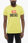 Diesel Solid Color T-diego New Crewneck T-shirt With Maxi Frontal L