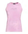 Diesel Solid Color Vests In Transparent