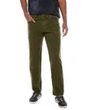 Diesel Solid Denim Trouser In Green