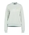 Diesel Solid-color Crewneck Sweatshirt In Gray