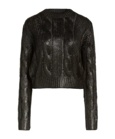 DIESEL SOLID-COLOR KNITTED TOP