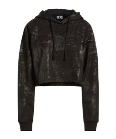 Diesel Solid-color Sweatshirt In Black