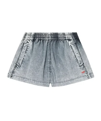 Diesel S-ound Denim Shorts In Blue