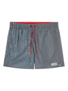 Diesel Sport-41-d-core Patterned Swim Shorts In Multi