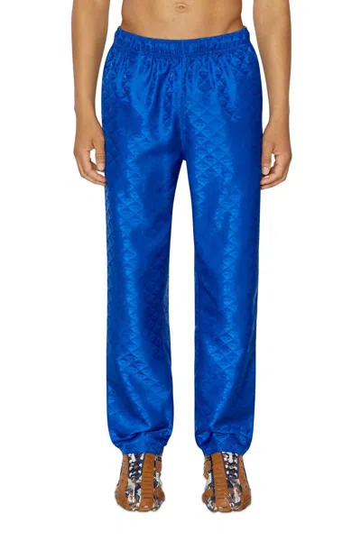 Diesel Sport Byoom Track Pants In Navy Blue