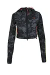 Diesel Sport Technical Coat - Black/grey In Black