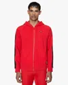 Diesel Sport Trasteer Zip-up Hoodie In Red In Red