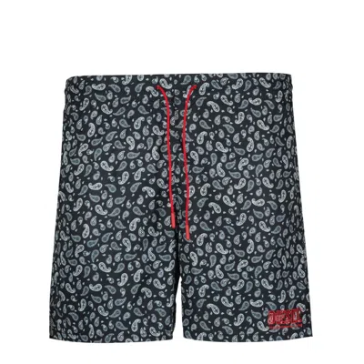 Diesel Sport-41-d-core Swim Shorts In Gray