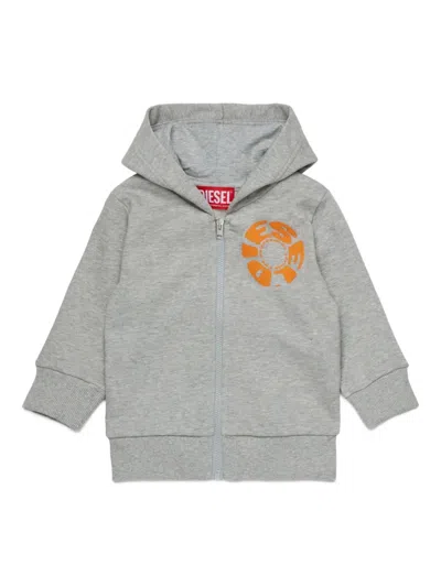 Diesel Babies' Spravob Hoodie In Gray