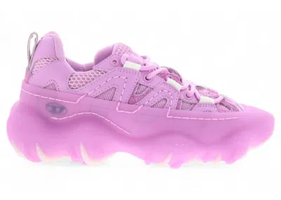 Pre-owned Diesel Sprototype P1 W (women's) Sneakers In Orchid/black In Multi