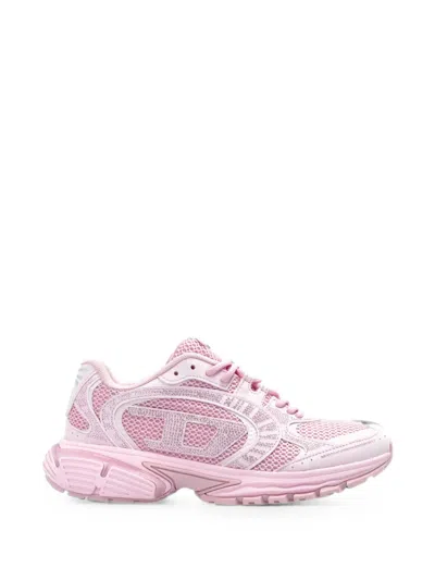 Diesel S-pro-v-dense Low Mesh-panelled Sneakers In Pink