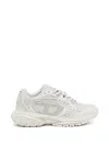 Diesel S-pro-v-dense Rhinestone-embellished Mesh Sneakers In White