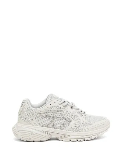 DIESEL S-PRO-V-DENSE RHINESTONE-EMBELLISHED MESH SNEAKERS
