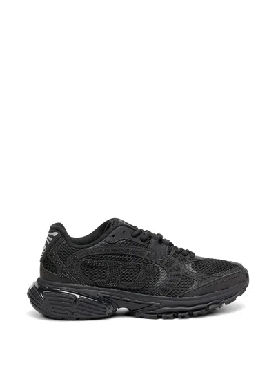 Diesel S-pro-v-dense Rhinestone-embellished Sneakers In Black
