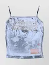 Diesel Sleeveless T-h In Blue