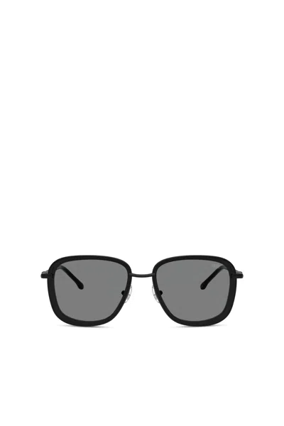 Diesel Square Sunglasses In Black