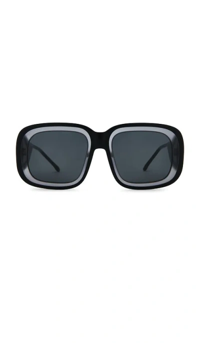 Diesel Square Sunglasses In Black