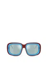 Diesel Square Sunglasses In Multi