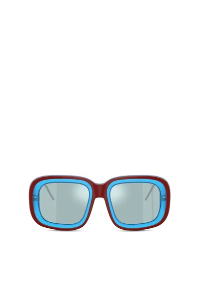 Diesel Square Sunglasses In Multi