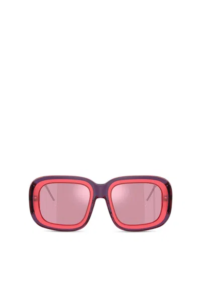 Diesel Square Sunglasses In Pink