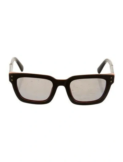 Pre-owned Diesel Square Tinted Sunglasses In Brown