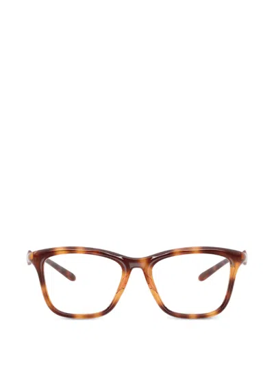 Diesel Square-frame Glasses In Brown