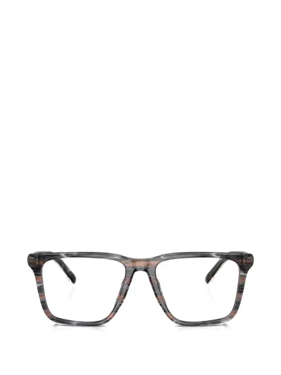 Diesel Square-frame Glasses In Gray