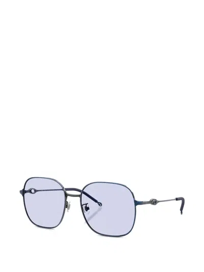 Diesel Square-frame Sunglasses In Blue