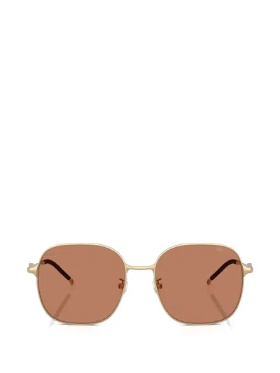 Diesel Square-frame Sunglasses In Gold