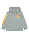 Diesel Srace Over Graphic Sweatshirt In Gray